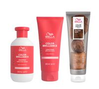 Wella Professionals Color Fresh Mask, Temporary Hair Colour Refresh Treatment, Invigo Color Brilliance Colour Protection Duo, Hair Dye 150ml & Shampo