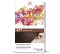 Wella Professionals Color Touch Kit Deep Browns set for home hair dyeing 1 pcs, 4/77 Medium Brown Brown