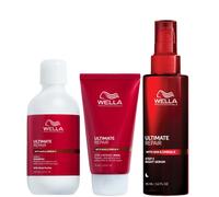 Wella Professionals Ultimate Repair Full Size Night Serum 95ml, Shampoo 100ml & Mask 75ml