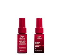 Wella Professionals Ultimate Repair Miracle Rescue Spray (30ml) & Lightweight Leave-in Night Serum (30ml) Bundle - Repair & Strengthen All Types of Hair Damage