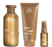 Wella Professionals Ultimate Smooth Regimen Bundle with Squalane & Omega 9 for Dry, Dull & Frizzy Hair