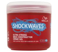 Wella Shockwaves Ultra Strong Mess Constructor Gel 150 ml - Pack of 3
