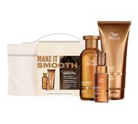Wella Ultimate-Care Ultimate-SmoothMake it Smooth Ultimate Smooth Shampoo 250 ml + Ultimate Smooth Conditioner 200 ml + Ultimate Smooth Miracle Oil Serum 30 ml