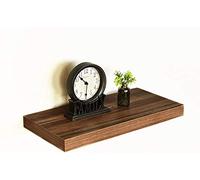 WELLAND 24" Extra Deep Floating Shelf, 12" Deep Wall Bookshelf, Rustic | 30-lb capacity display shelving for books, plants and decor in bathrooms, living rooms, bedrooms and kitchens.