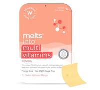 Wellbeing Nutrition Melts Plant Based Multivitamin for Men & Women with 100% RDA of Vitamin A, Vitamin B-Complex, Vitamin C, D3 + K2, Ashwagandha & Ginseng for Immunity & Energy (30 Oral Strips)