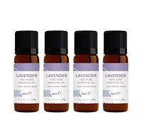 WellbeingMe Lavender 100% Pure Essential Oil Multipack (4 x 10ml) | Promotes Relaxation & Calm in Preparation for Sleep