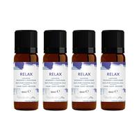 WellbeingMe Relax - Lavender, Rosemary & Marjoram 100% Pure Essential Oils Multipack (4 x 10ml) | Helps to Promote Sleep and Relieve Tension