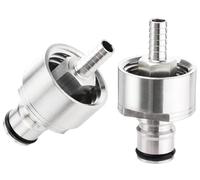 WELLBOM 2 PCS Stainless Steel Ball Lock Carbonation Cap, 5/16'' Beer Line