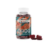 WellBoost Ashwagandha Max Gummies - 3000mg Ashwagandha & 250mcg Vitamin D2 - Vegan, Sugar-Free Strawberry Flavour Gummies for Adults (1 Month Supply)