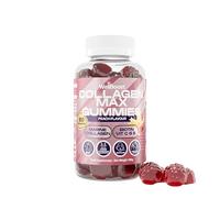 WellBoost Collagen Max Gummies - Marine Collagen, Biotin, Vitamin C & E - Vegetarian, Sugar-Free Peach Flavour Gummies for Skin, Hair & Nails - Adults (1 Month Supply)