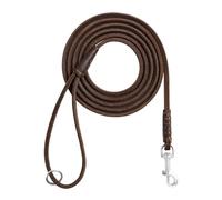 Wellbro Genuine Leather Dog Leash, 5Ft Super Thin and Lightweight Dog Leash, Soft and Slim Pet Leashes for Puppies and Cats