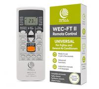 Wellclima Universal Remote Control compatible with Fujitsu Air Conditioner and Fuji Electric Inverter (Mod. WEC-FT II), with 4 Speeds (Quiet + 3 Standard), Ready to Use in Seconds
