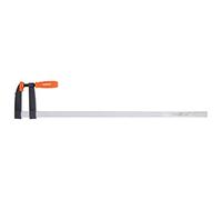 WellCut Bar Clamps 120x800mm Professional Wood Working F Clamps Quick Slide Bar Heavy Duty Steel C45 Anti-Slip Grip Anti-Scratch Clamping Force 320 kg