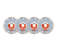 WellCut Diamond Blade Extreme 125mm x 22.23mm Bore for GA5030R, DCG412, DCG405, DGA504 Pack of 4