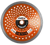 Diamond Cutting Discs For Angle Grinder 230mm 22.23mm Bore, Fast Clean Cut on Concrete Reinforced Concrete Marble And Granite Stone Sandstone Brick Tiles Or Ceramic Tiles WellCut (Single unit)