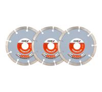 Wellcut Extreme Diamond Blade 125mm X 22.23mm Bore Pack Of 3