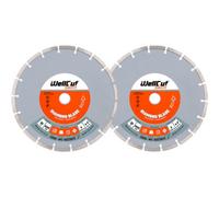 Wellcut Extreme Diamond Blade Cutting Disc - 230mm, 22.23mm Bore Pack Of 2