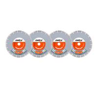 Wellcut Extreme Diamond Blade Cutting Disc - 230mm, 22.23mm Bore Pack Of 4