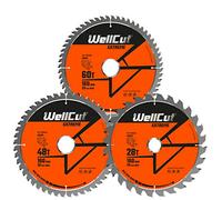 WellCut Extreme TCT Saw Blade 160mm x 20mm Bore 28, 48 & 60 Teeth for TS55