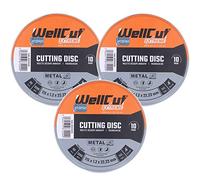WELLCUT Metal Cutting Disc Extreme 115mm 4.5 Inch Pack of 10 in Metal Box for DGA452, DGA454, GA4530R (3)