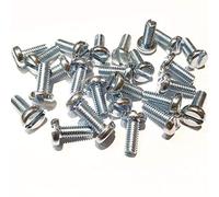 Welldales 4 TV & Computer Monitor Stand Bracket Mounting Screws VESA M4 10mm Chrome