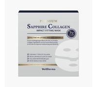 WellDerma - Premium Sapphire Collagen Impact Fitting Mask Set 2025 Version - 25g x 4 pcs