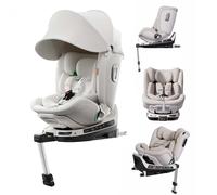 Welldon Smart Rotate 2 Pro I-size 40-125cm Isofix Car Seat (Birth-7years) - Ivory