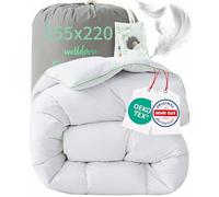 Welldora Comfort Duvet 155 x 220 cm Winter | 100% Extra Soft Feathers & Down | Specialist Tested, Oeko-Tex, Allergy Sufferers | Certified for Animal Welfare | Thick Extra Warm Winter Duvet Down Duvet