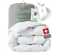 Welldora Comfort Duvet 220 x 240 cm, 2380 g, Extra Soft Feathers & Down, Specialist Tested, Oeko-Tex, Allergy Sufferers, RDS Certified for Animal Welfare, All-Year Feather Duvet Down Duvet 220 x 240