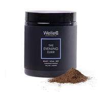 WelleCo The Evening Elixir, Vegan Healthy Hot Chocolate Beauty Drink Mix, with Magnesium & Vitamin C Powder Supplement for Sleep, Collagen & Skin Glow, Low Calorie, Dairy-Free, 150g