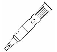 Weller T0051644499 60-01-02 Soldering Tip For WP 60 - Chisel Tip - 2.4mm