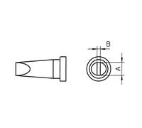 Weller T0054440799 LT C Solder Tip - Chisel Tip 3.2 x 0.8 x 12.5mm