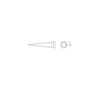 Weller T0054442099 LT-HX Soldering Tip Chisel-Curved 0.8mm 1 piece