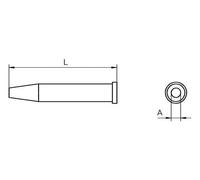 Weller - XT CS - Tip, Pb-free, 3.2mm
