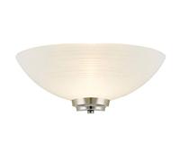 Ensora Lighting Wellar Wall Light Antique Brass, Silver