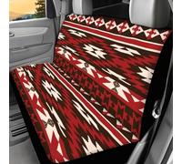 WELLFLYHOM Aztec Tribal Pattern Rear Bench Seat Cover for Cars Truck SUV Universal Car Seat Covers Navajo Car Accessories Back Seat Backrest Protector Set of 2