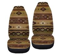 WELLFLYHOM Southwest Aztec Front Seat Cover for Cars for Women Southwestern Native Car Accessories Car Seat Cover Set of 2 Ethnic Tribal Navajo Bucket Seat Protector Decor for Truck SUV Van