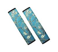 WELLFLYHOM Van Gogh Almond Blossoms Seat Belt Pads for Car for Women Universal Shoulder Strap Covers Harness Pad oft Comfort Seatbelt Cushion for Adults Kids Fit Trucks SUV Van