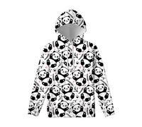 WELLFLYHOM Womens Sweatshirts Pullover Hoodies Teens Sportwear Fall Tops, Panda, Medium