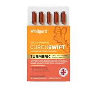 Wellgard Curcuswift with Vitamin D3 & Ginger Vegan Immune Support Capsules - 30 Capsules