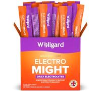 Wellgard Electromight - Advanced Electrolytes Sachets with Magnesium, Iron & Vitamin C, Energy & Muscle Function Supplement, 20 Sachets