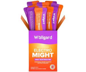 Wellgard Electromight - Electrolytes Sachets, Zero Sugar Rehydration Sachets with Magnesium, Iron & Vitamin C, Electrolyte Powder Sachets, 20 Sachets
