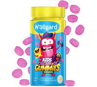 Wellgard Kids Calcium & D3 Gummies - 2 Month Supply - Vegan Chewable Calcium and Vitamin D3 Gummies, Mixed Berry Flavour