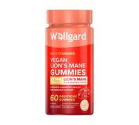 Wellgard Lion's Mane Vegan Cognitive Support Gummies Brain Function - 60 Gummies
