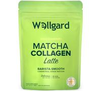 Wellgard Matcha Collagen Latte, 20 Servings, 140g | 3 ingredients: Japanese matcha, collagen, coconut blossom