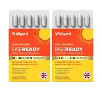 Wellgard Rise Ready Energy Support Vegan Capsules - 30 Capsules (2 Pack)