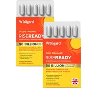 Wellgard Rise Ready Energy Support Vegan Capsules - 30 Capsules (2 Packs)