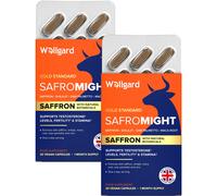 Wellgard Safromight for Men Vegan Men's Health Support Capsules - 30 Capsules (2 Pack)