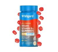 Wellgard Vegan B12 Gummies for Energy & Immunity, Chewable Vitamin B12 Supplement