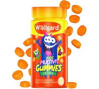 Wellgard Vegan Childrens Vitamins, Kids Multivitamin Gummies - Kids Vitamins Multivitamins, 60 Gummies, Orange Flavour